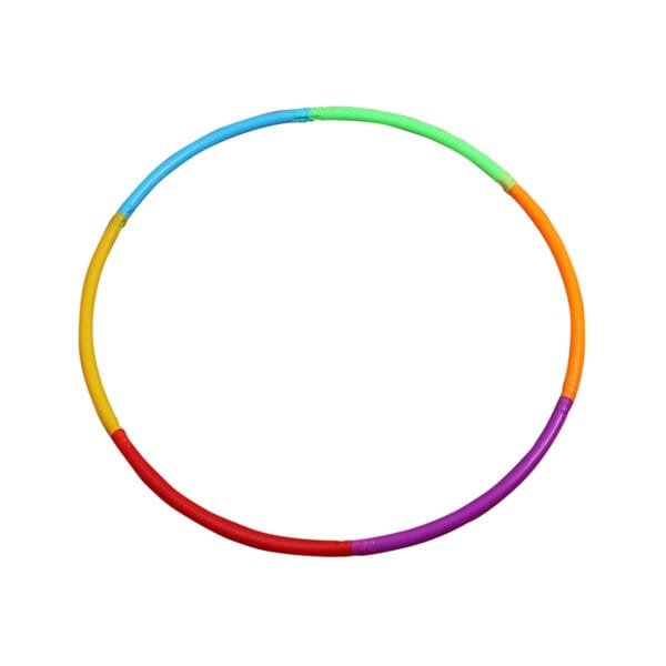 Hoopla Ring hula hoop with connecting 5 curves make it with 5 according to kid age - Image 2