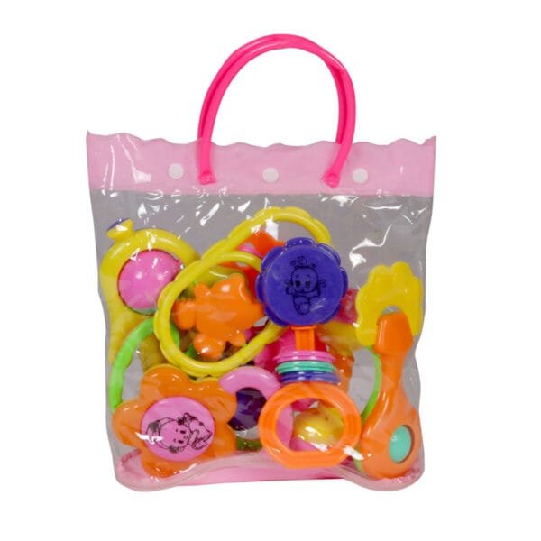 RATTLE SET FANCY BAG 7 PCS - Image 3